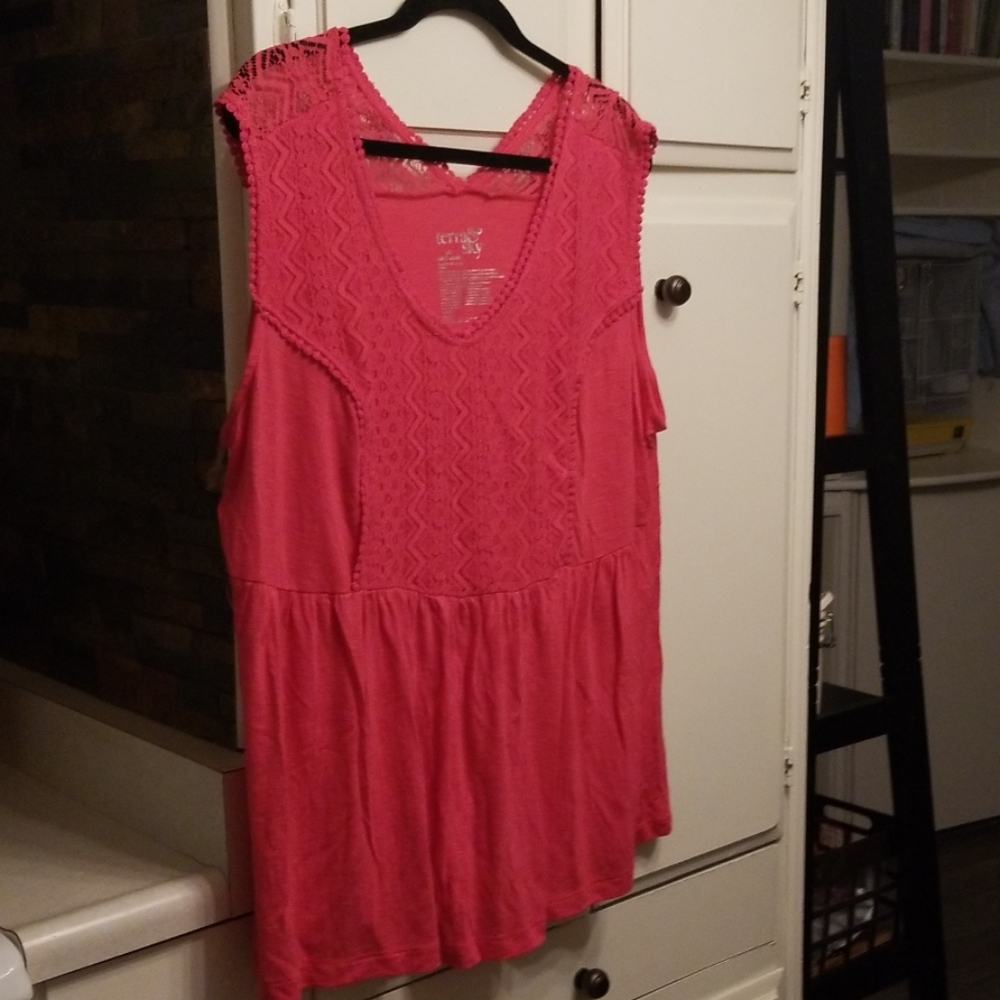 Sleeveless Plus Size Blouse